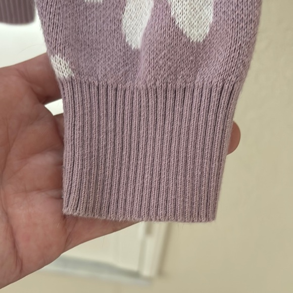 Huxbaby Lilac Daisy Knit Cardigan, Size 6yo - Picture 7 of 9